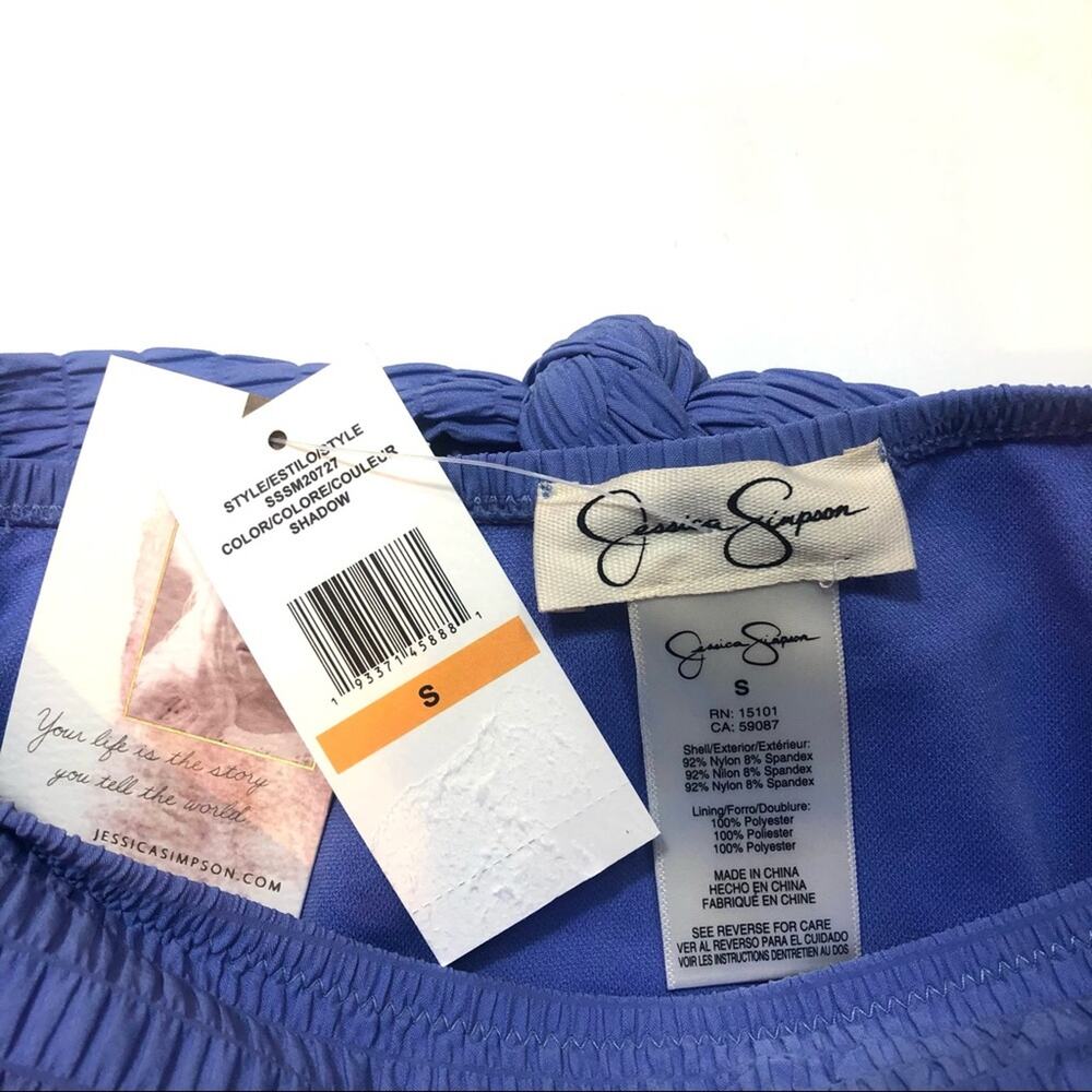 Jessica Simpson Tie-Front High-Waist Swim Bottom - Picture 3 of 6